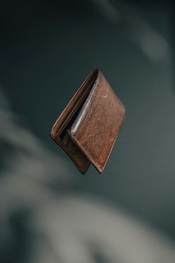 handmade leather wallet